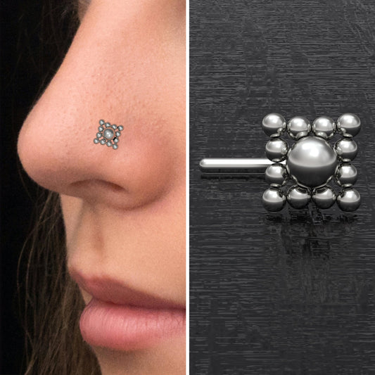 Nose Screw Stud Titanium Implant Grade - TitaniumFashion