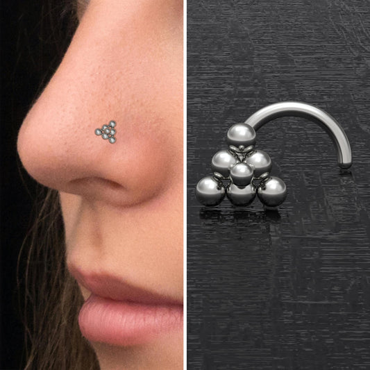 Titanium Nose Stud Screw - TitaniumFashion