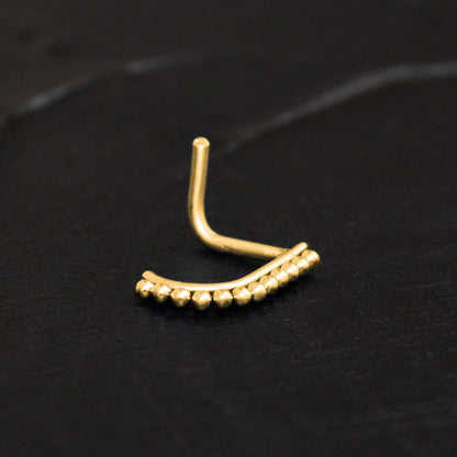 Nose Stud Ring Surgical Steel - TitaniumFashion