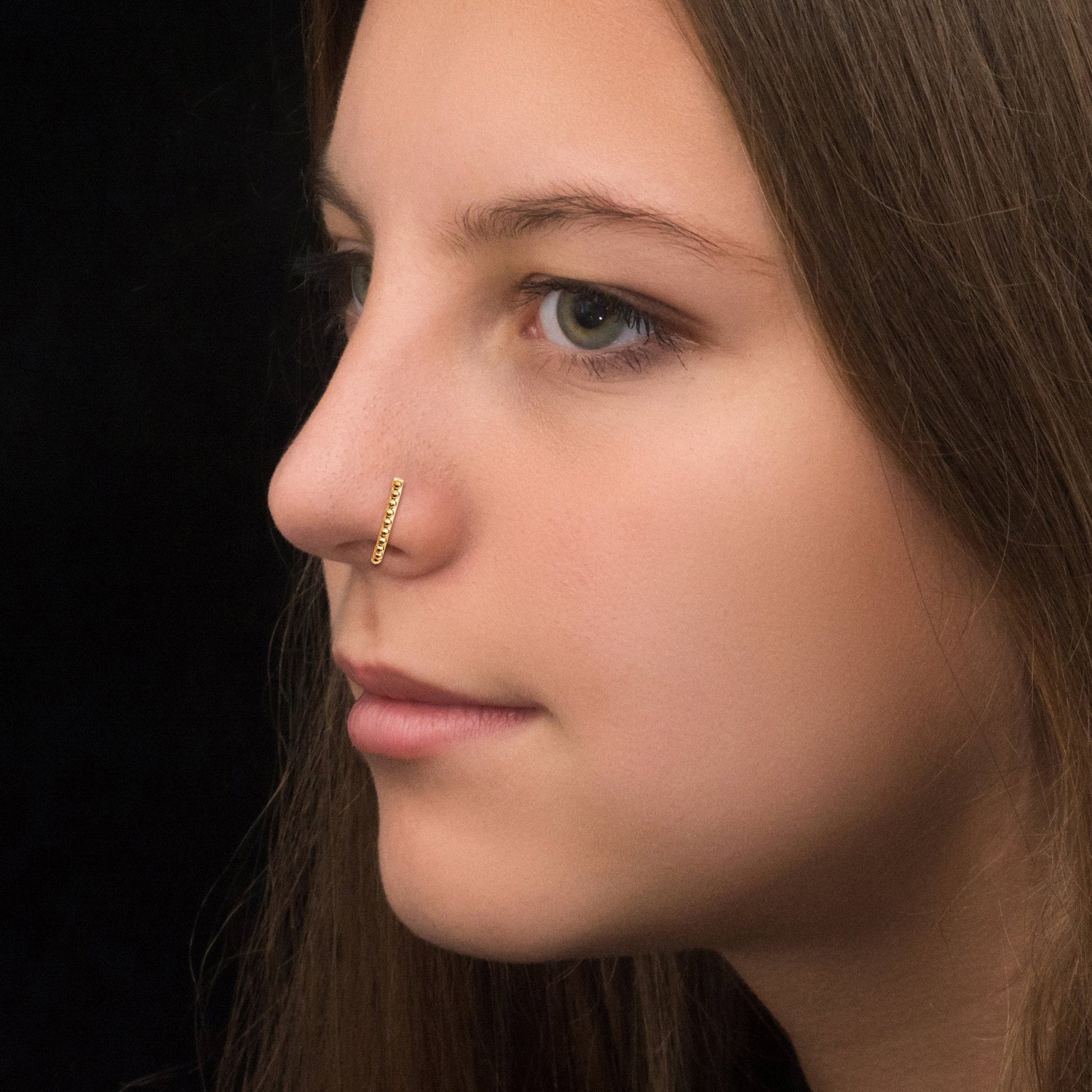 Nose Stud Ring Surgical Steel - TitaniumFashion