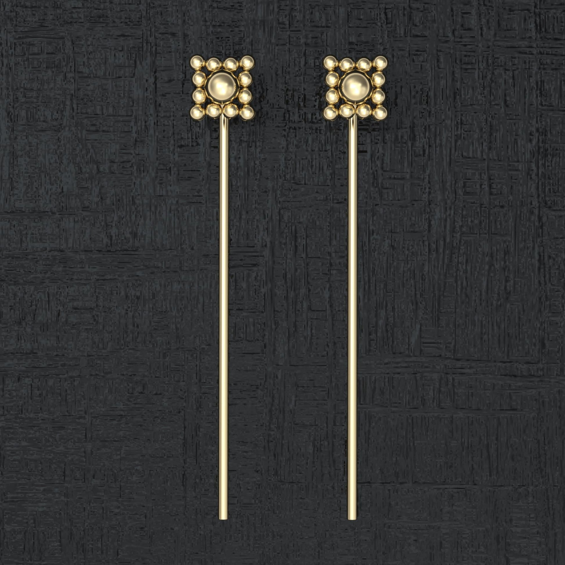 Stud Earrings Surgical Steel - TitaniumFashion