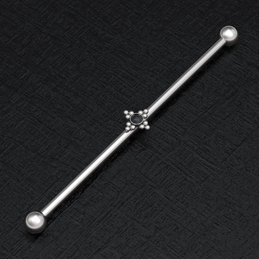 Onyx Industrial Jewelry Surgical Steel - TitaniumFashion