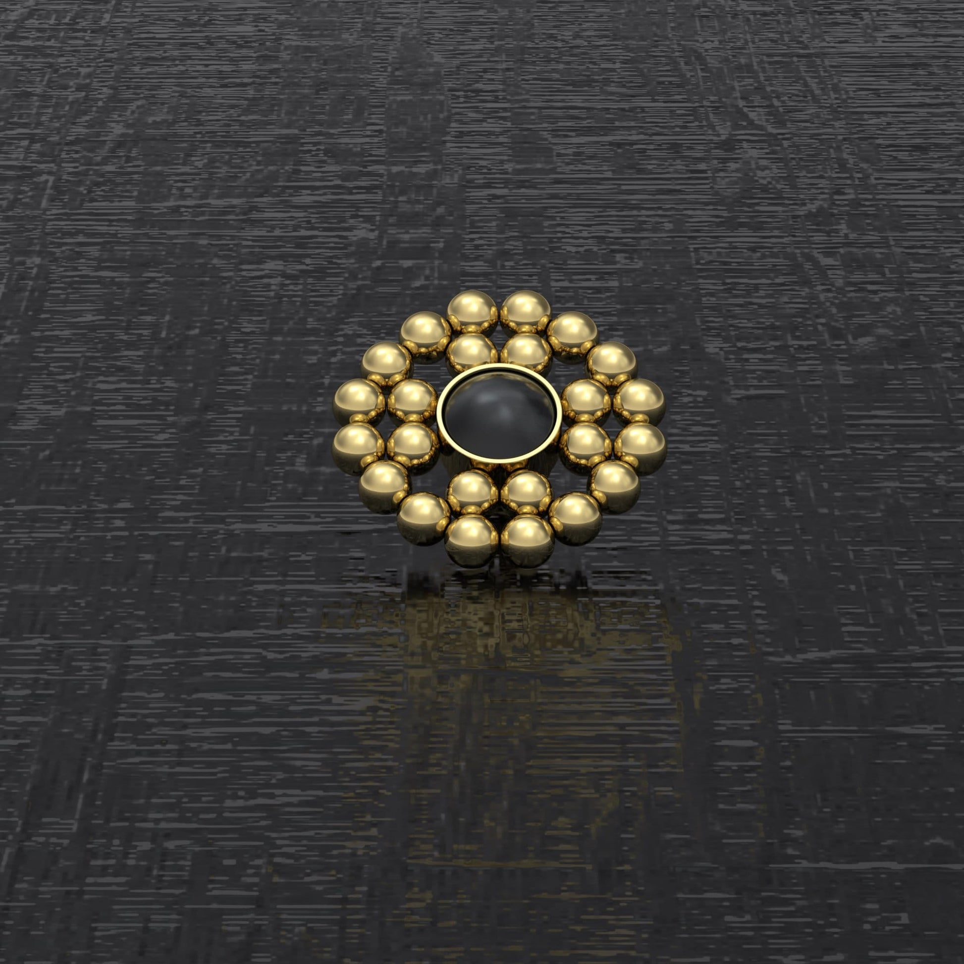 Onyx Dermal Jewelry Surgical Steel - TitaniumFashion