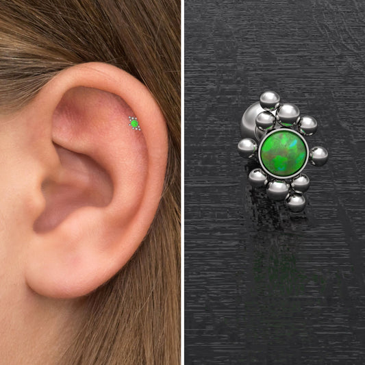 Cartilage Earring Stud Surgical Steel - TitaniumFashion