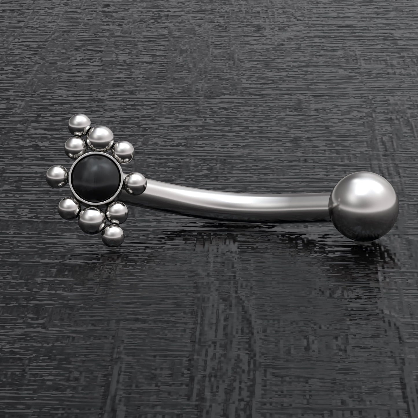 Surgical Steel Eyebrow Jewelry - TitaniumFashion