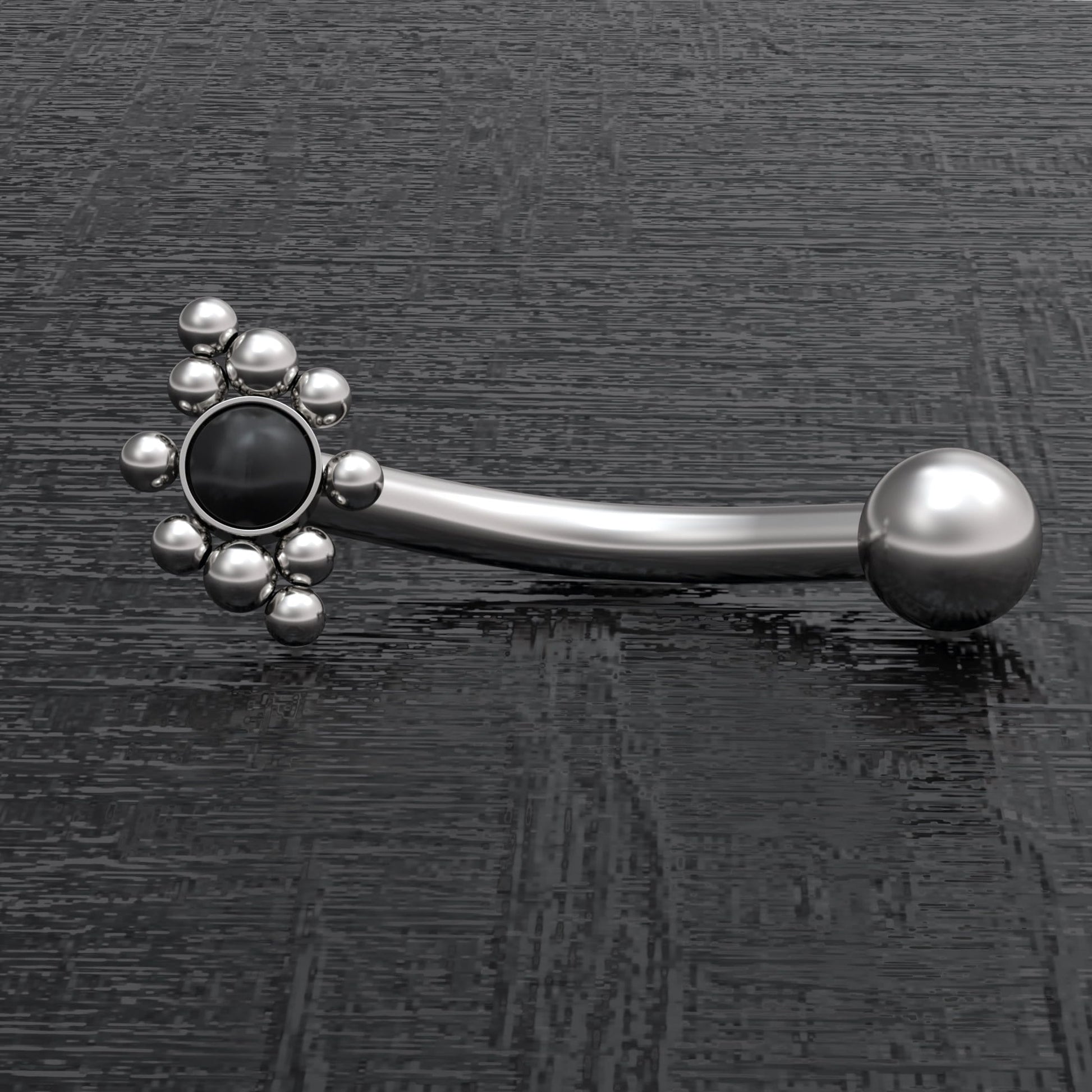 Surgical Steel Eyebrow Jewelry - TitaniumFashion