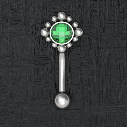 Titanium Rook Earring CZ - TitaniumFashion