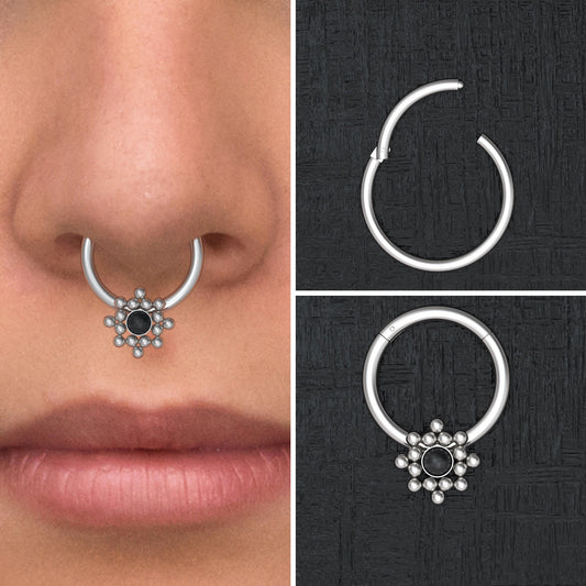 Daith Earring Surgical Steel - TitaniumFashion
