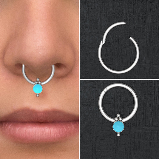 Septum Ring Surgical Steel - TitaniumFashion