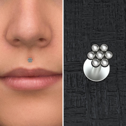 Titanium Lip Ring - TitaniumFashion