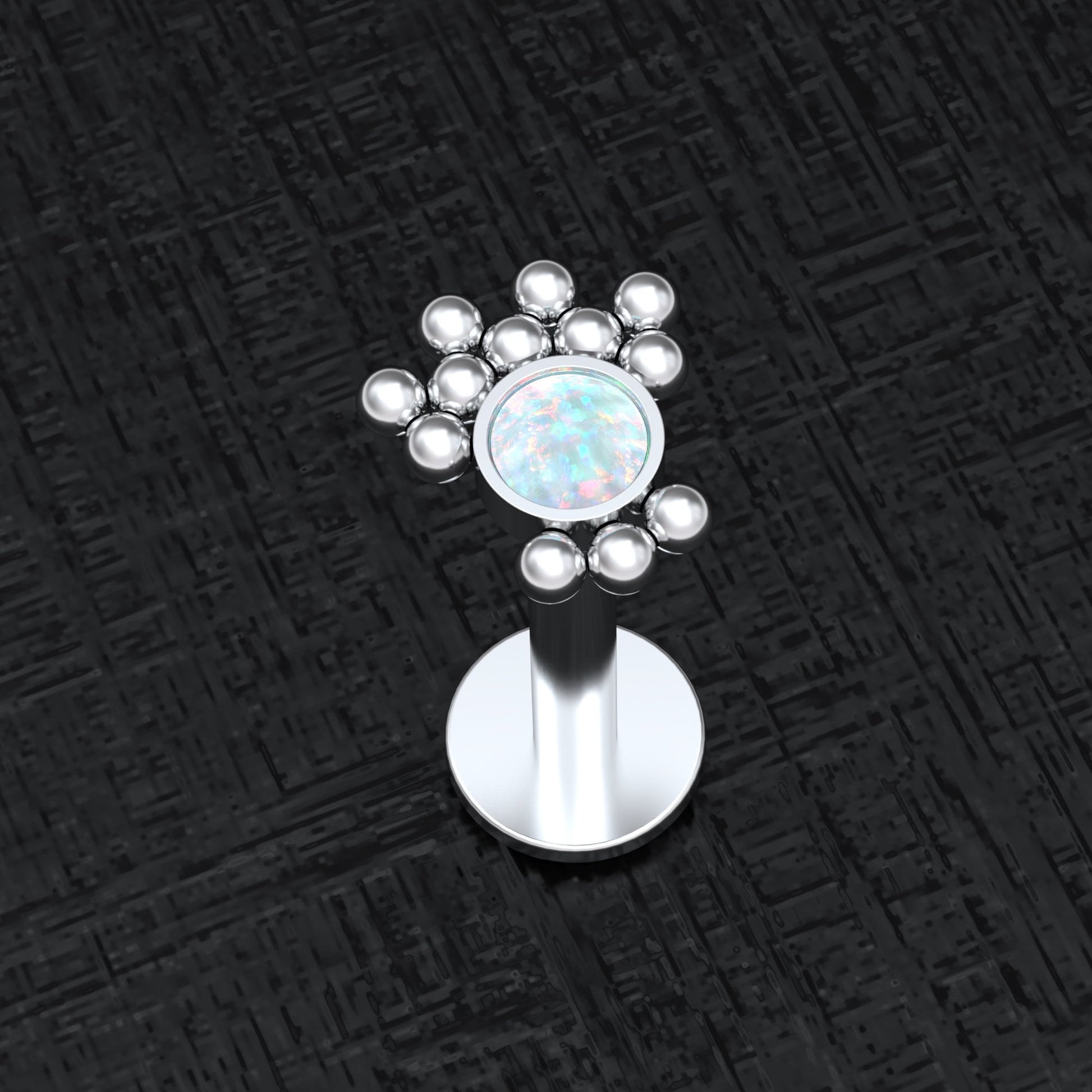 Opal Lip Labret Titanium - TitaniumFashion