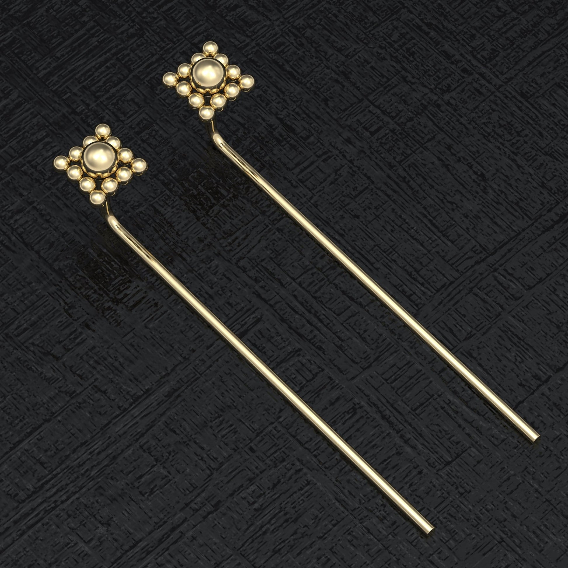 Stud Earrings Surgical Steel - TitaniumFashion