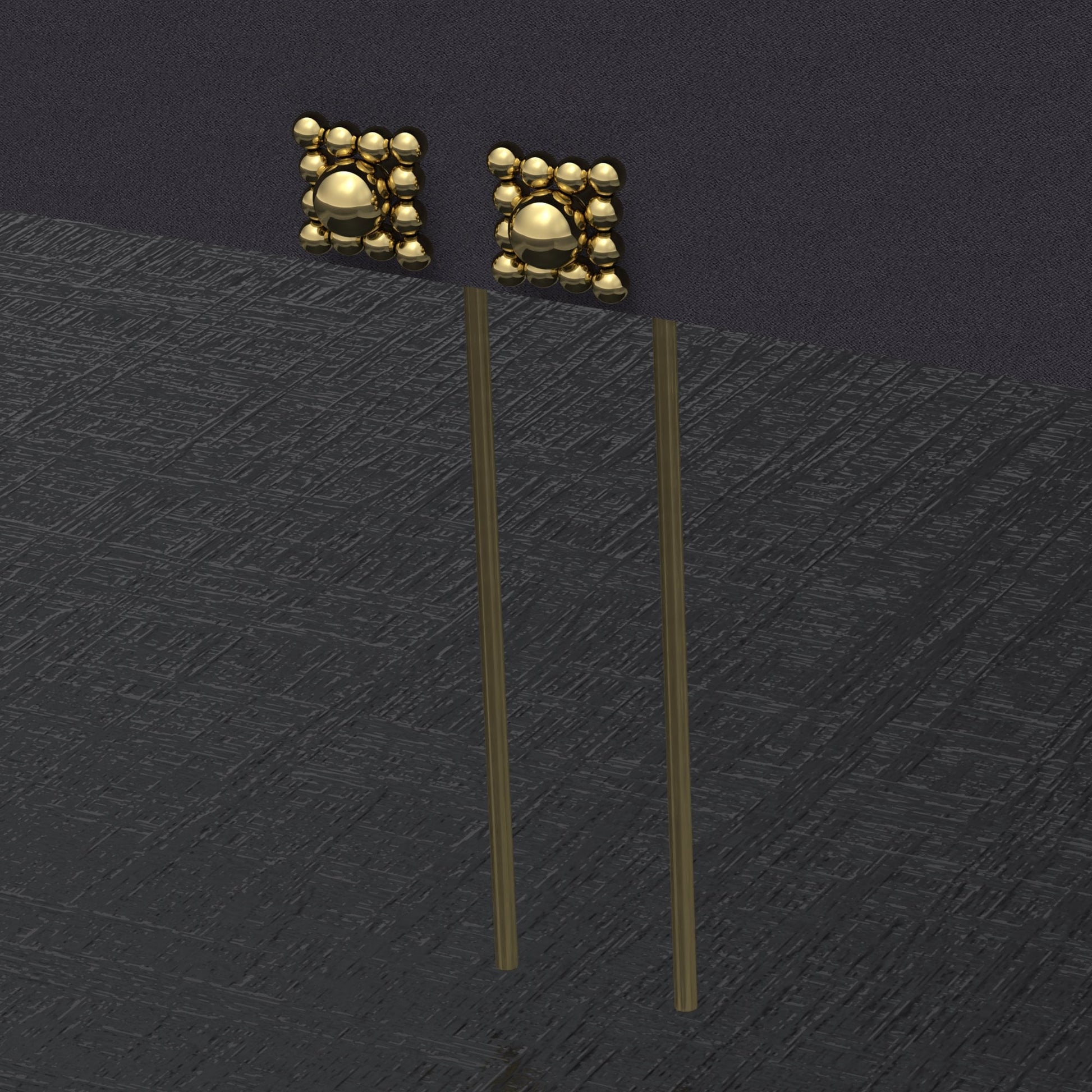 Stud Earrings Surgical Steel - TitaniumFashion