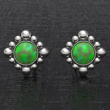 Surgical Steel Tiny Stud Earrings - TitaniumFashion