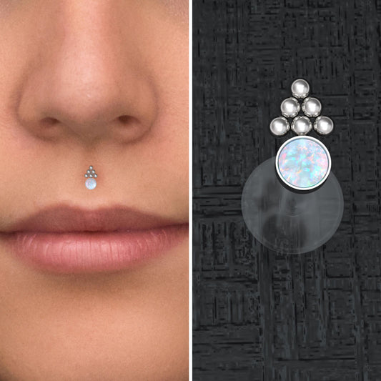 Opal Lip Labret - TitaniumFashion