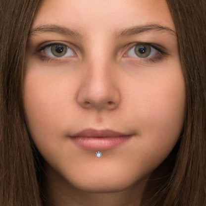 Opal Lip Labret Titanium - TitaniumFashion