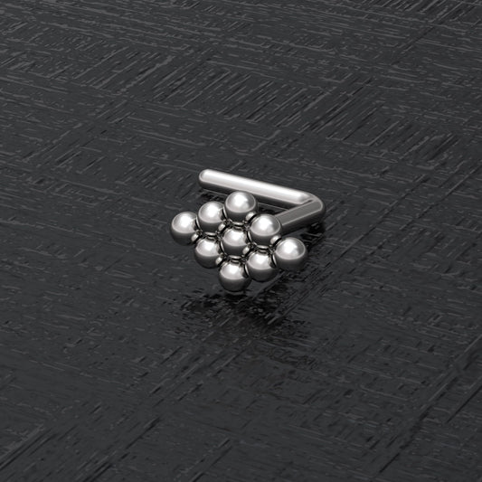 Nose Stud Screw - TitaniumFashion