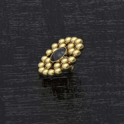 Onyx Dermal Jewelry Surgical Steel - TitaniumFashion