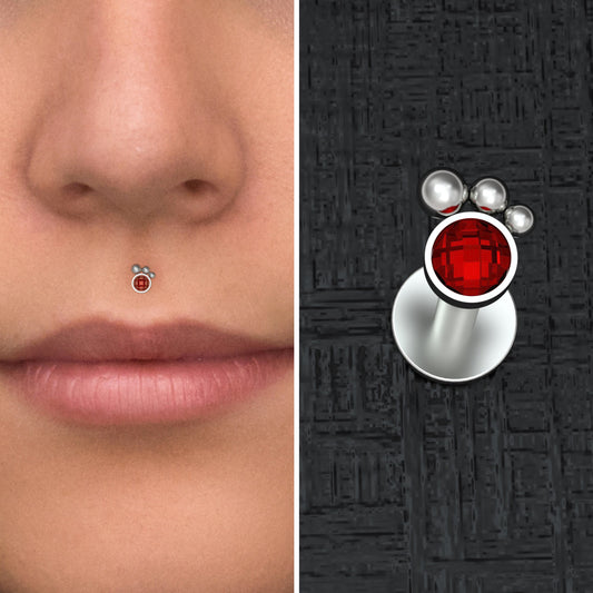 Titanium Medusa Lip Piercing - TitaniumFashion