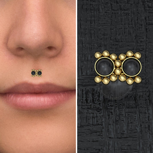 Bioflex Medusa Lip Piercing - TitaniumFashion