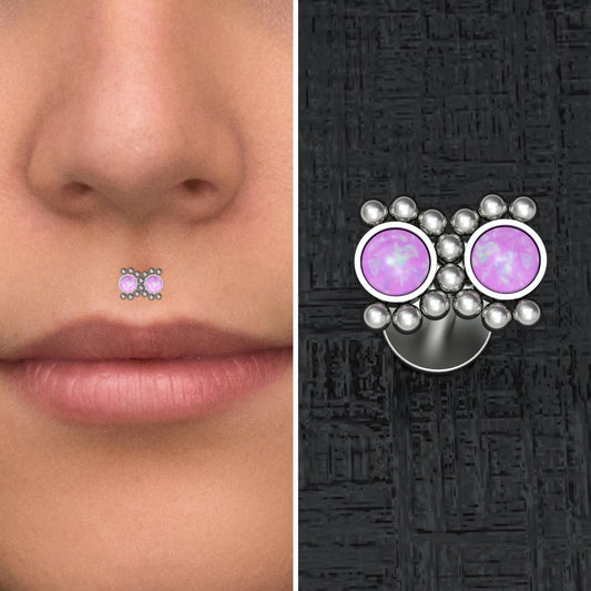 Opal Lip Labret Titanium - TitaniumFashion