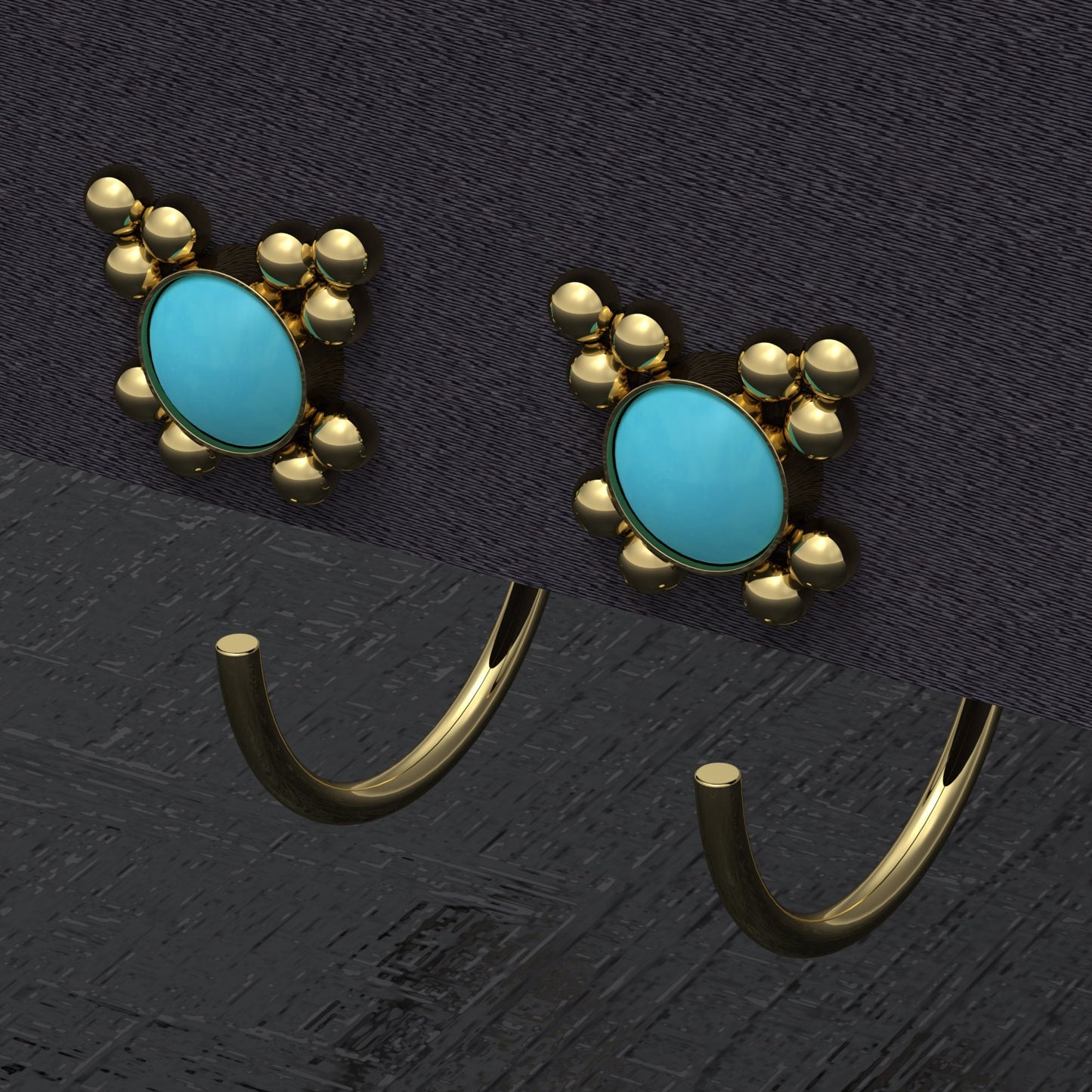 Open Hoop Earrings Surgical Steel - TitaniumFashion