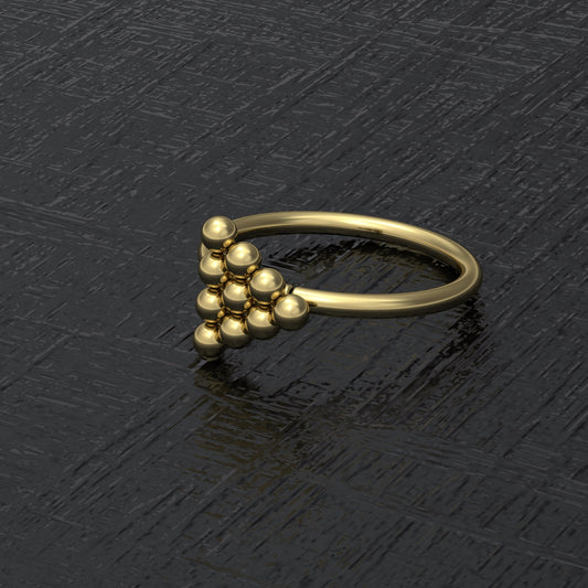 Surgical Steel Nose Ring Hoop - TitaniumFashion