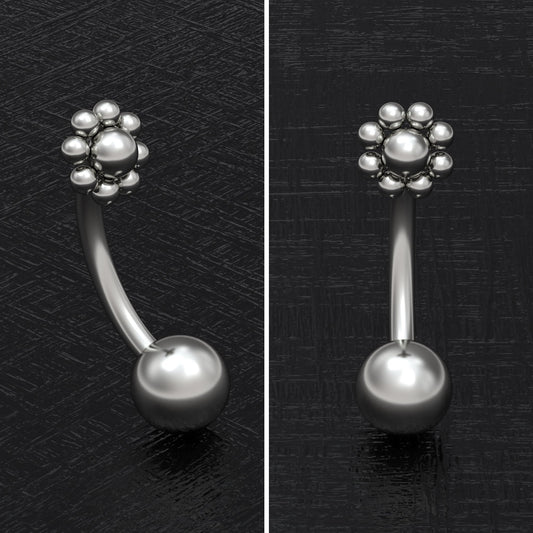 Navel Ring Titanium Implant Grade - TitaniumFashion