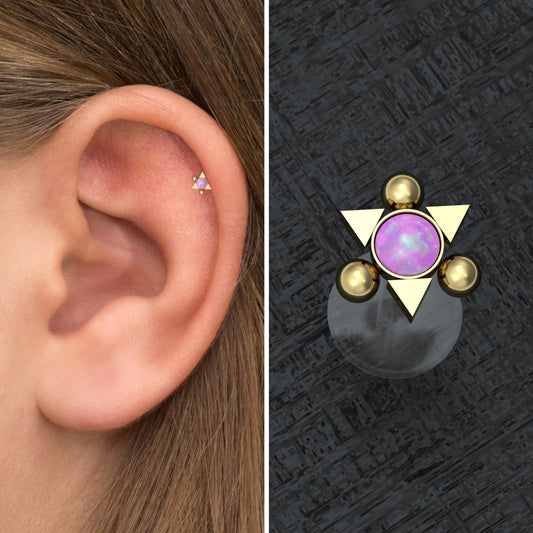 Tragus Piercing Bioflex - TitaniumFashion