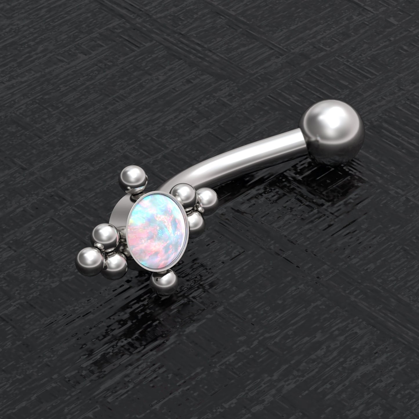 Rook Earring Surgical Steel - TitaniumFashion