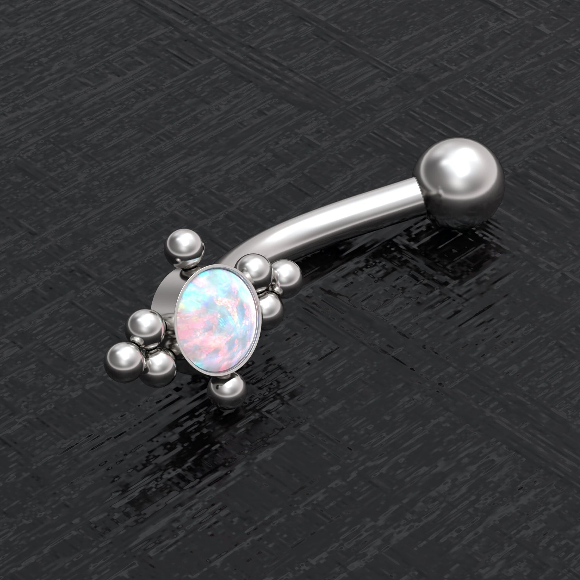 Rook Earring Surgical Steel - TitaniumFashion