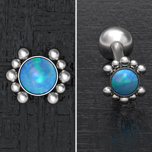 Opal Tongue Bar - TitaniumFashion