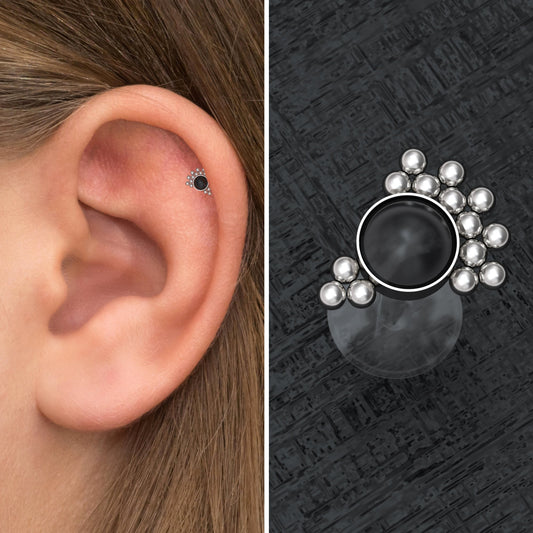 Bioflex Tragus Stud - TitaniumFashion