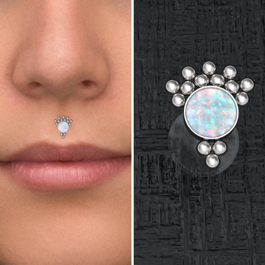 Opal Lip Labret - TitaniumFashion
