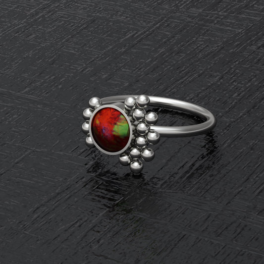 Opal Nose Jewelry Titanium - TitaniumFashion