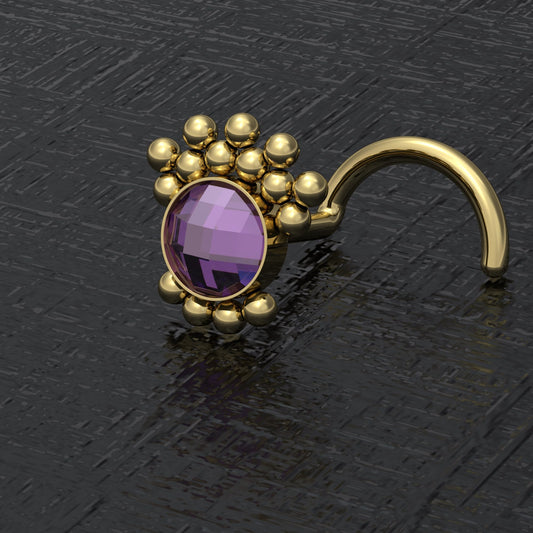 Nose Screw Stud Surgical Steel - TitaniumFashion