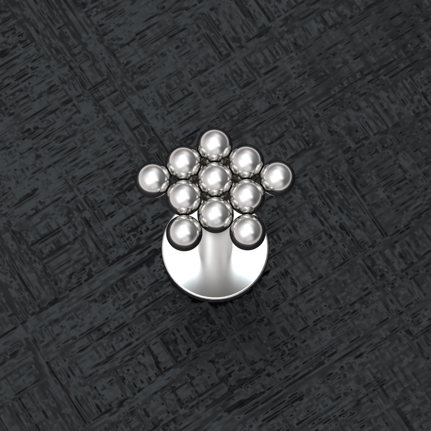 Forward Helix Earring Surgical Steel - TitaniumFashion