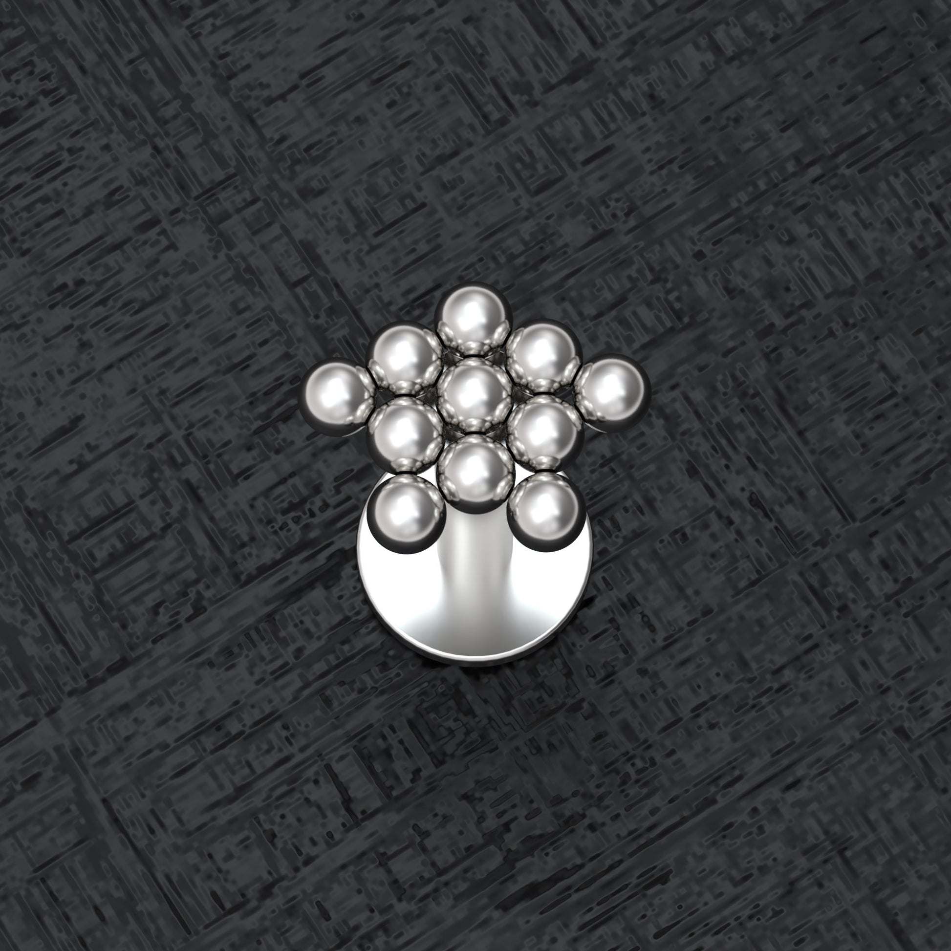 Forward Helix Earring Surgical Steel - TitaniumFashion