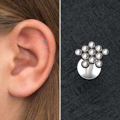 Forward Helix Earring Surgical Steel - TitaniumFashion