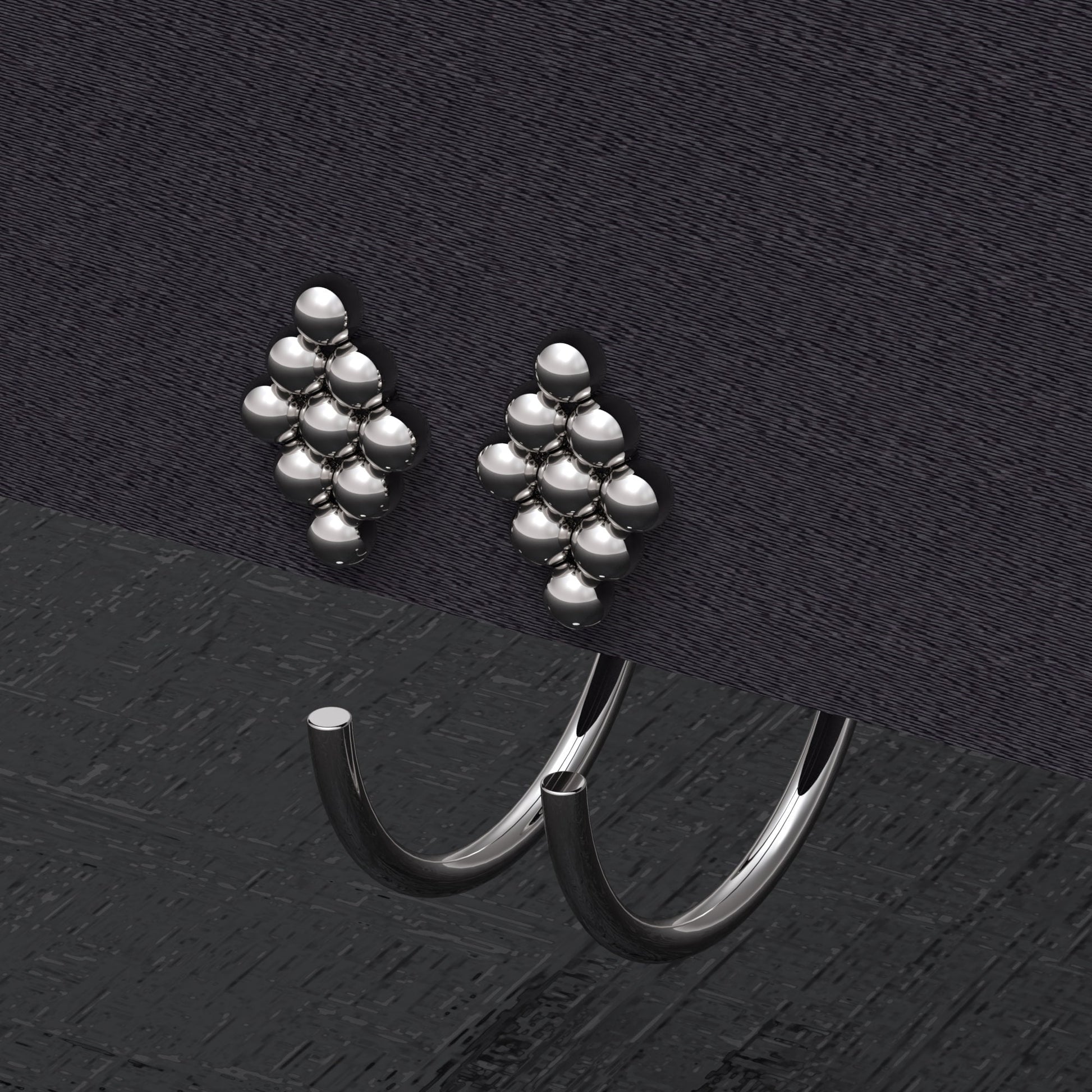 Small Hoop Earrings Surgical Steel - TitaniumFashion