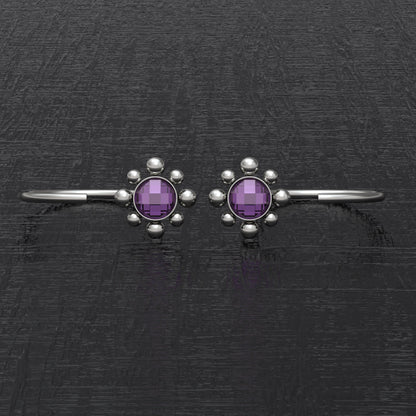 Titanium Huggie Earrings CZ - TitaniumFashion