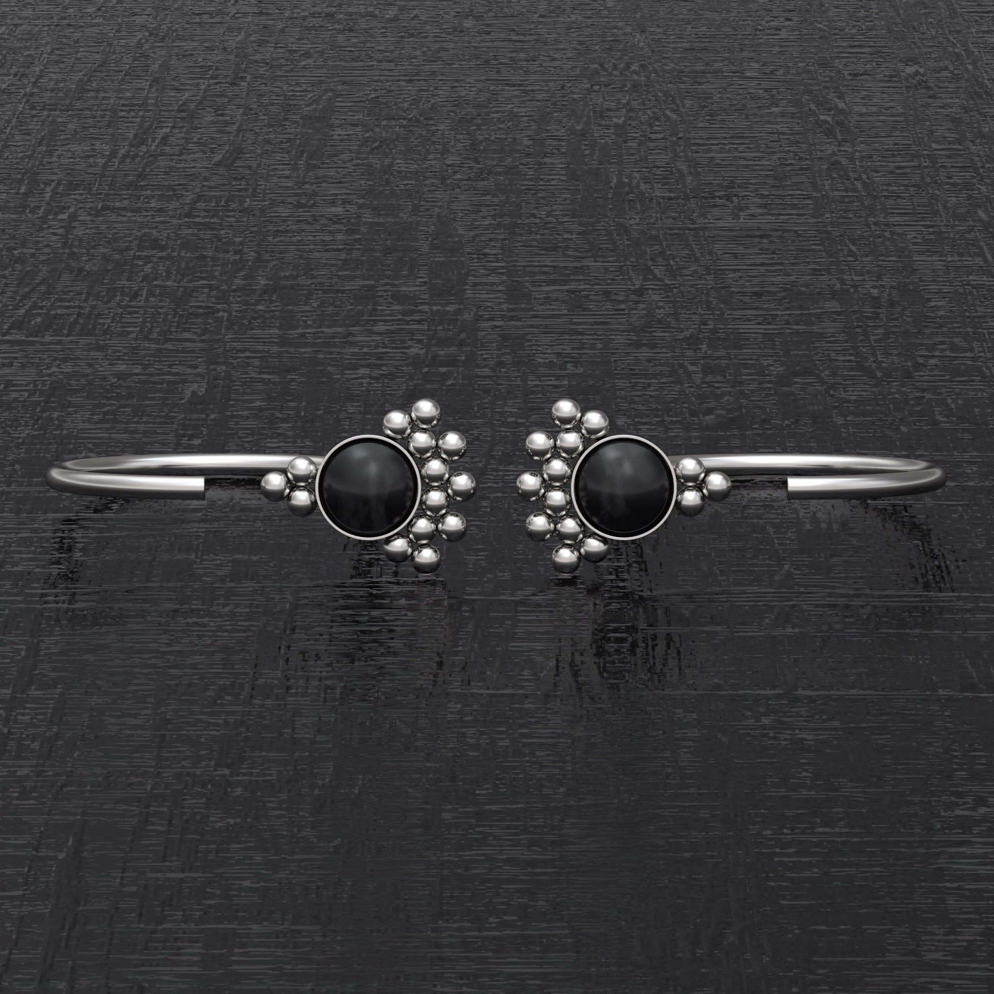 Open Hoop Earrings Surgical Steel - TitaniumFashion