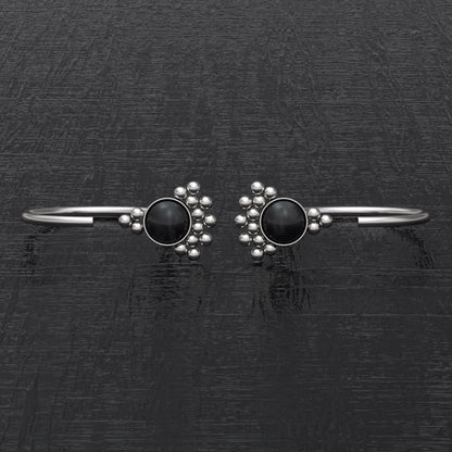 Open Hoop Earrings Surgical Steel - TitaniumFashion