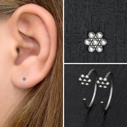 Small Hoop Earrings Implant Grade Titanium - TitaniumFashion