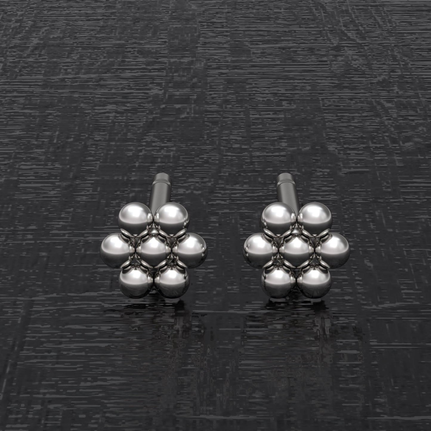 Tiny Stud Earrings Surgical Steel - TitaniumFashion