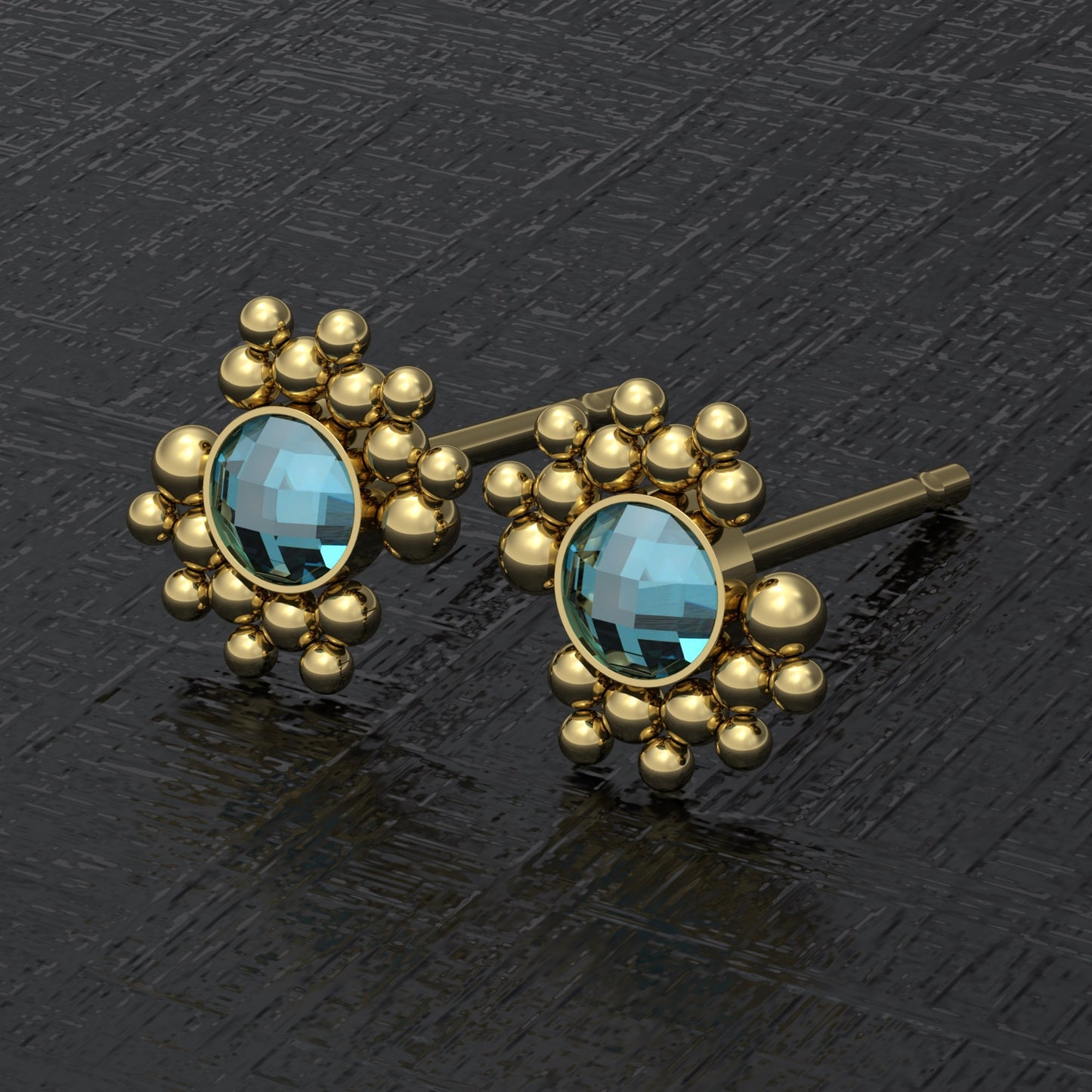 Small Stud Earrings Surgical Steel - TitaniumFashion