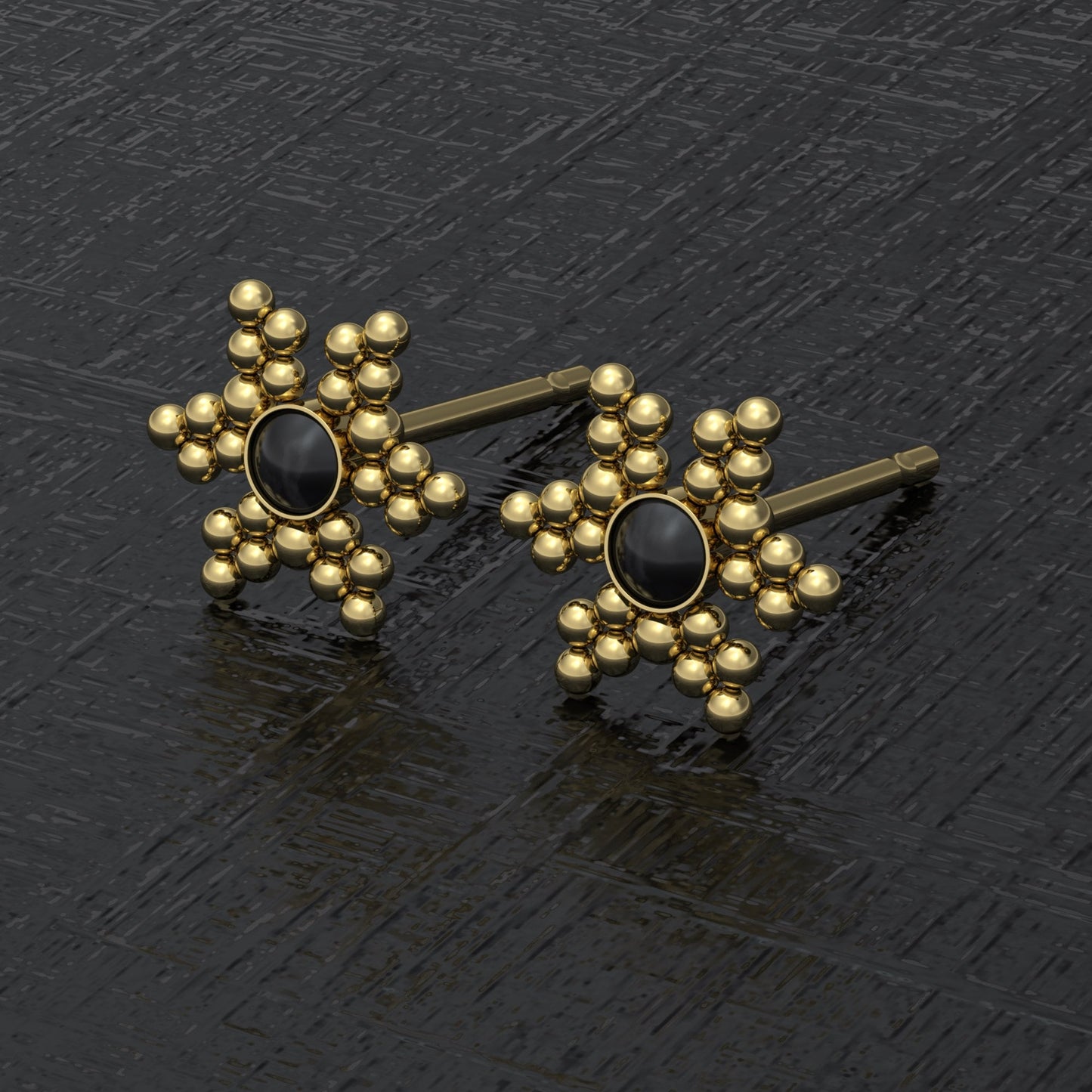 Surgical Steel Tiny Stud Earrings - TitaniumFashion