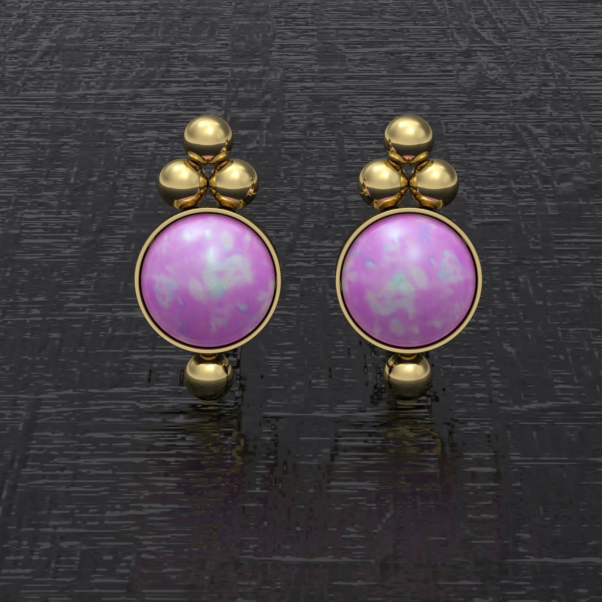 Small Stud Earrings Surgical Steel - TitaniumFashion