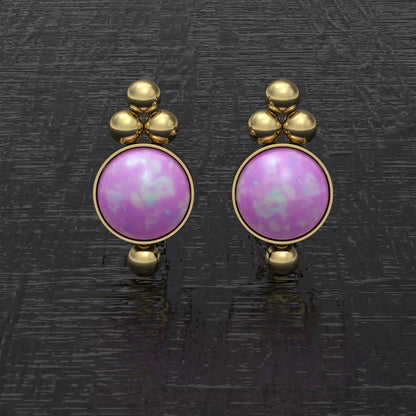 Small Stud Earrings Surgical Steel - TitaniumFashion