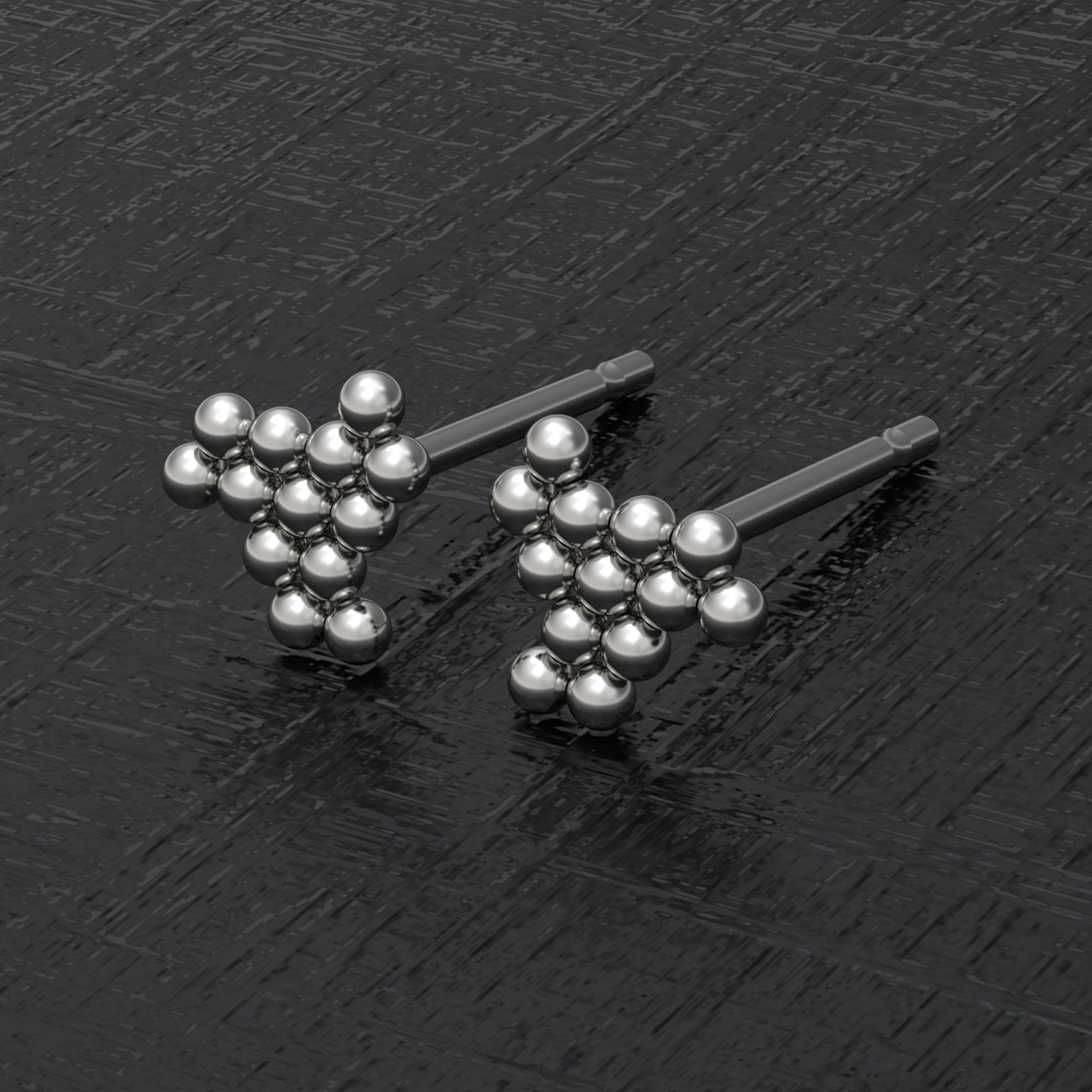 Stud Earrings - TitaniumFashion